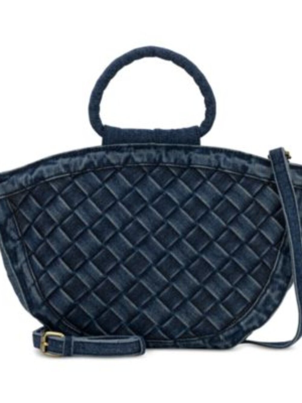 Patricia Nash Ossi Woven Denim Satchel - New Dust Bag Included